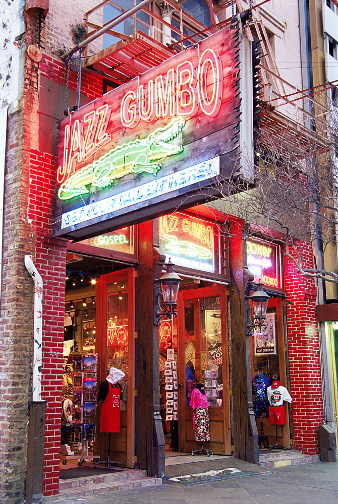 Jazz Gumbo Store, Canal Street, New Orleans, Louisiana, United States of America, North America