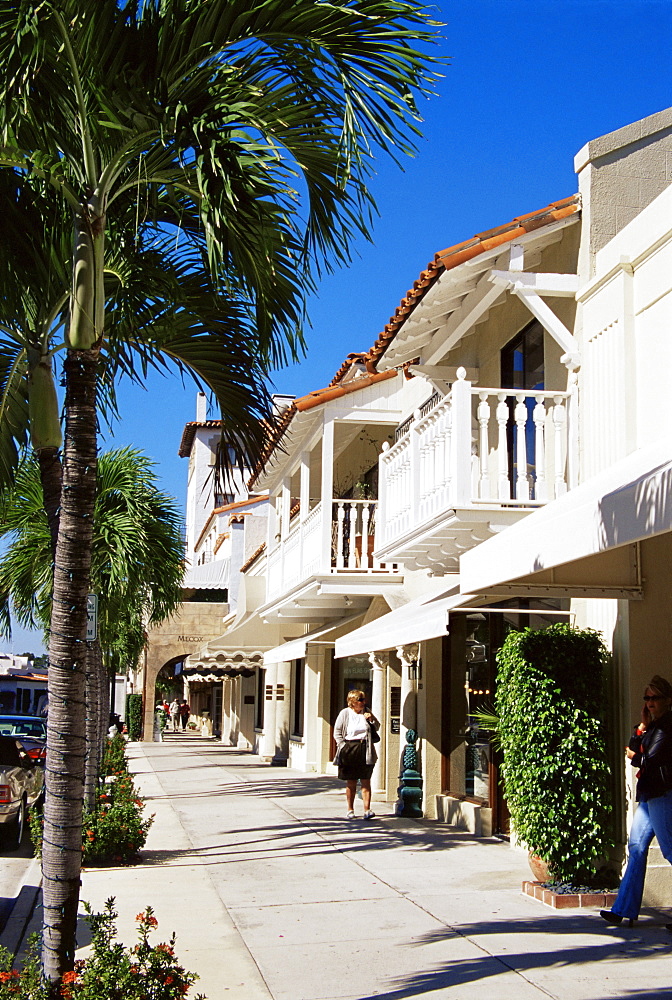 Shops on Worth Avenue, Palm Beach, Gold Coast, Florida, United States of America, North America