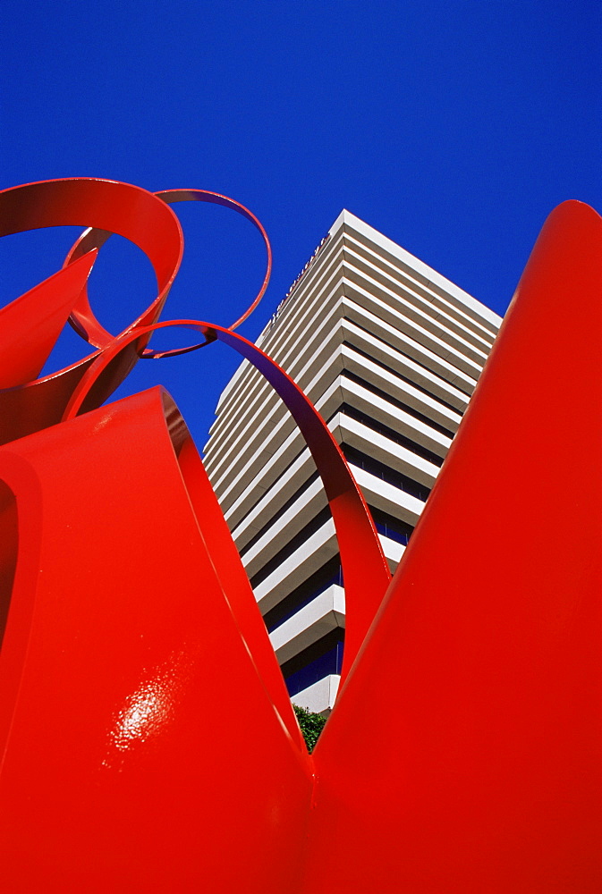 Sculpture, Wachovia Tower, Palm Beach Lakes Road, West Palm Beach, Florida, United States of America, North America