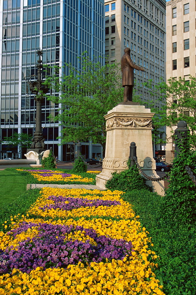 Monument Circle, Indianapolis, Indiana, United States of America, North America