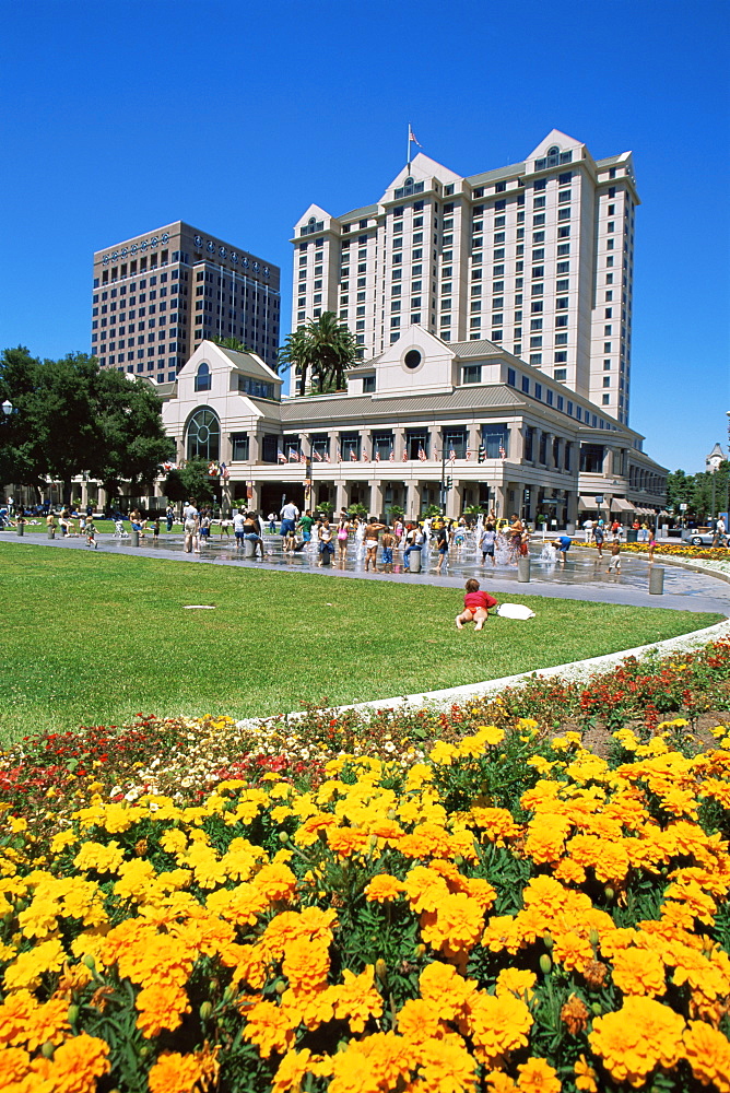 Plaza de Cesar Chavez, San Jose, California, United States of America, North America