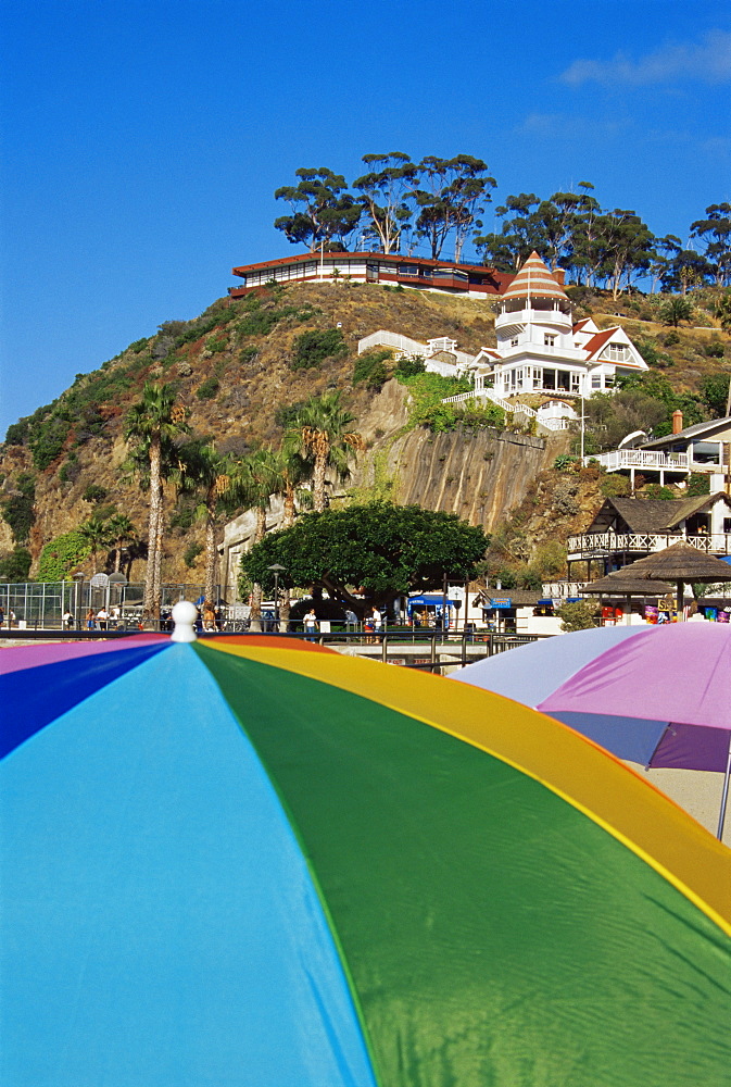 Beachfront, Avalon City, Catalina Island, southern California, United States of America, North America