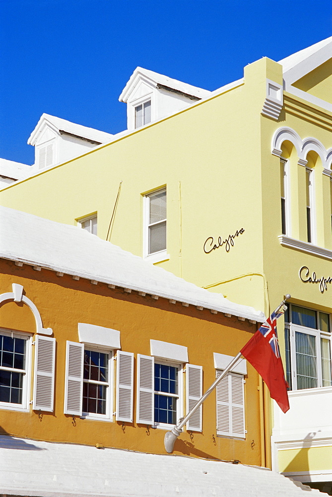Buildings on Front Street, Hamilton, Bermuda, Central America