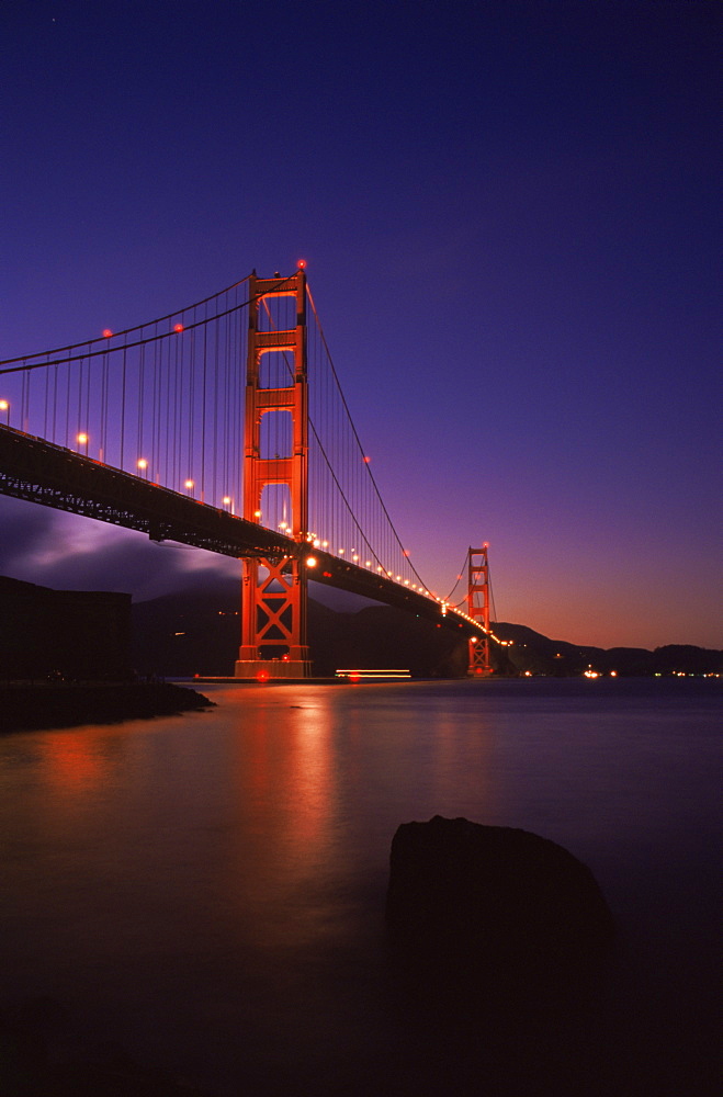 Golden Gate Bridge from Fort Point, San Francisco, California, United States of America, North America