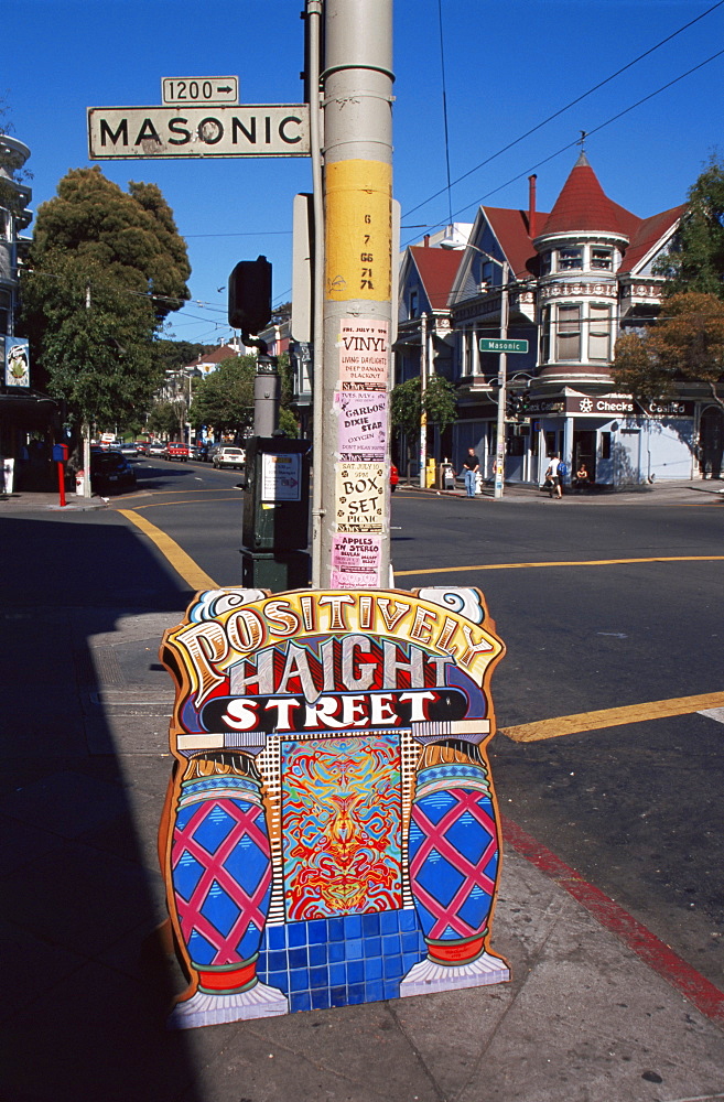 Street scene, Haight-Ashbury District, San Francisco, California, United States of America, North America