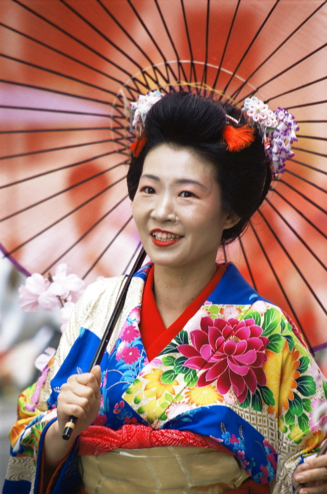 Japanese Cherry Blossom festival, San Francisco, California, United States of America, North America