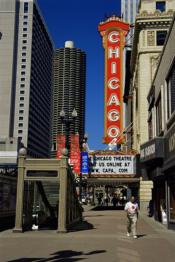 State Street, The Loop district, Chicago, Illinois, United States of America, North America