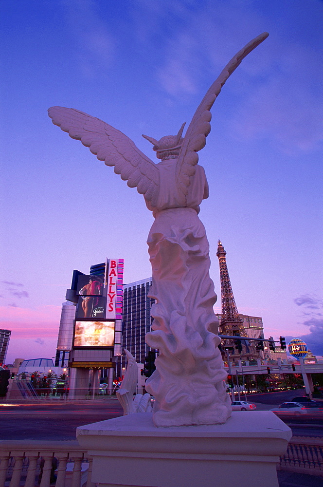 Statue at Caesars Palace Fountain, The Strip, Las Vegas, Nevada, United States of America, North America