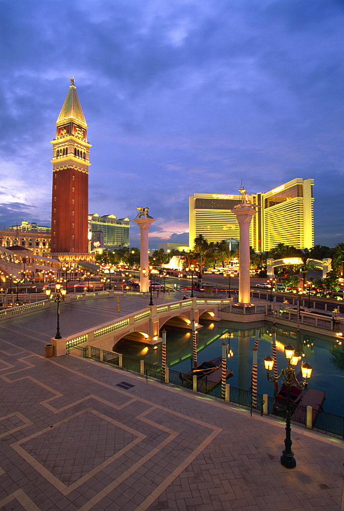 Mirage Casino and Venetian Resort, Las Vegas, Nevada, United States of America, North America