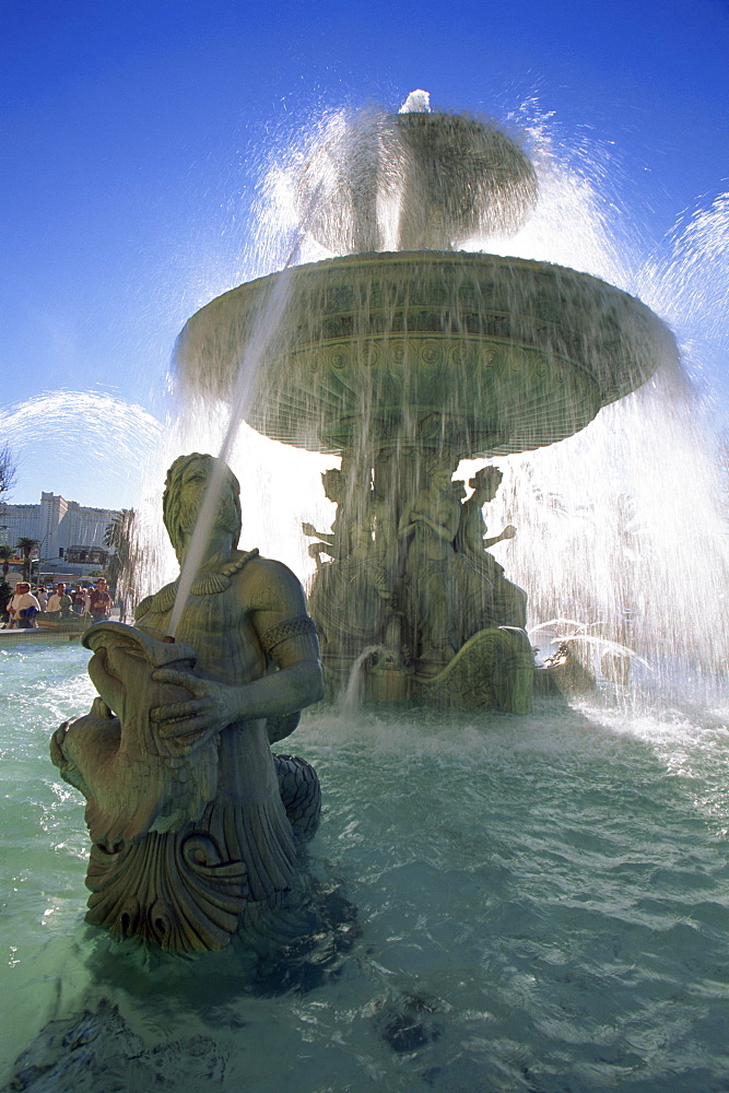 Fountain, Paris Hotel and Casino, Las Vegas, Nevada, United States of America, North America