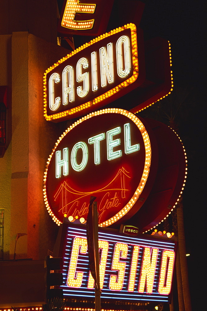 Golden Gate Casino, Fremont Street, Downtown, Las Vegas, Nevada, United States of America, North America