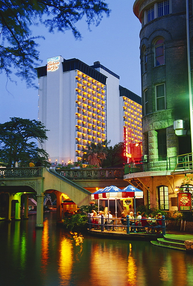 Riverwalk, Downtown San Antonio, Texas, United States of America, North America