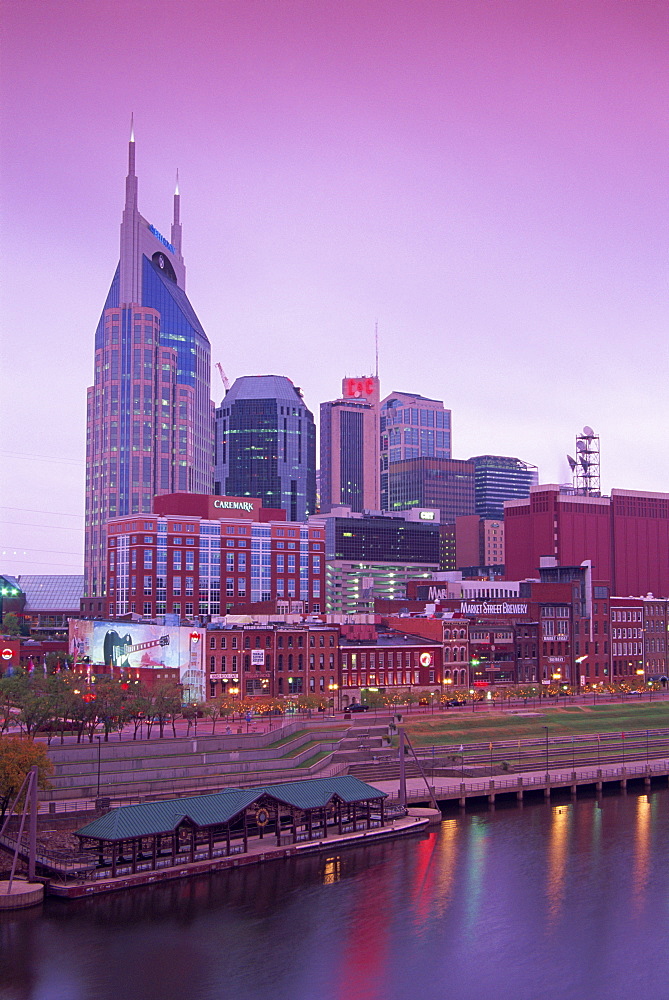 City skyline, Nashville, Tennessee, United States of America, North America