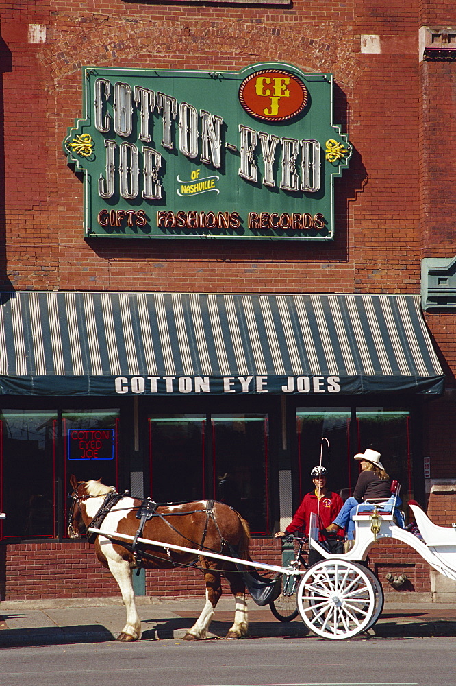 Store on Broadway Street, Nashville, Tennessee, United States of America, North America