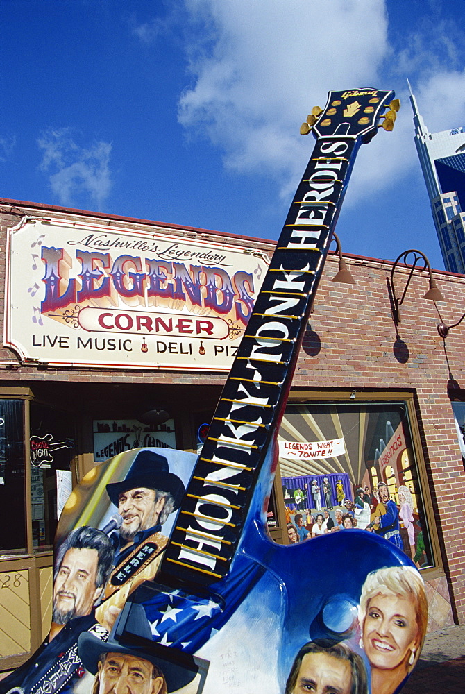 Legends on Broadway Street by artist Ron Sweeney, Nashville, Tennessee, United States of America, North America