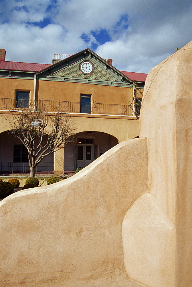 Rectory, San Felipe de Neri church, Old Town, Albuquerque, New Mexico, United States of America, North America