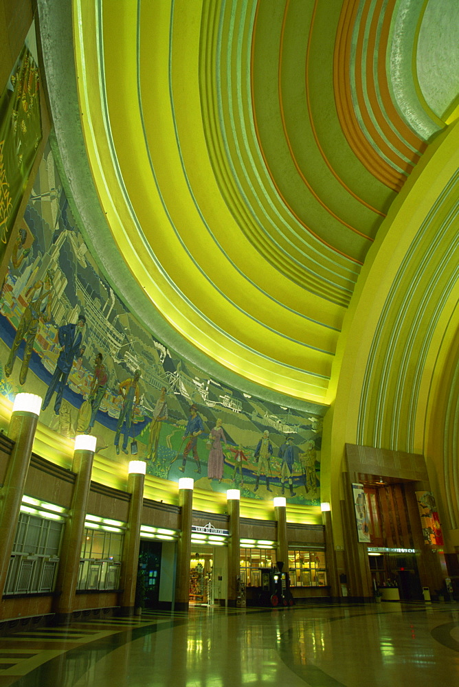 Lobby of Cincinnati Museum Center, Cincinnati, Ohio, United States of America, North America