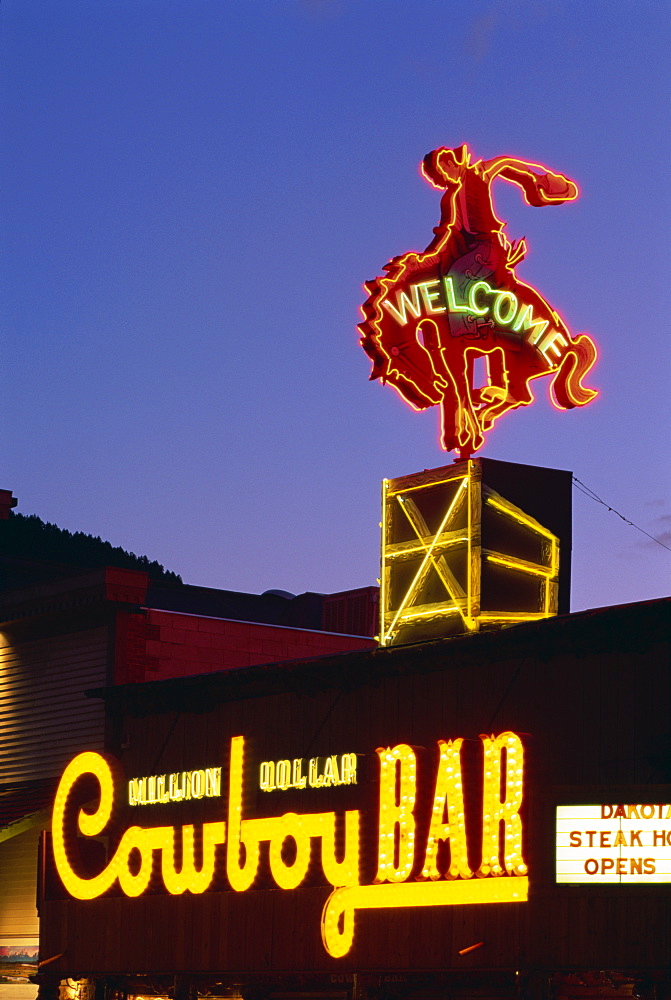 Historic Million Dollar Cowboy Bar, Jackson City, Wyoming, United States of America, North America