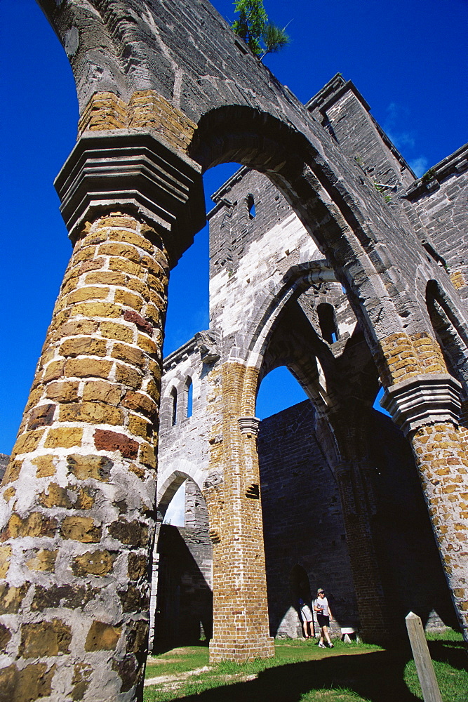 Unfinished church, St. George, Bermuda, Central America