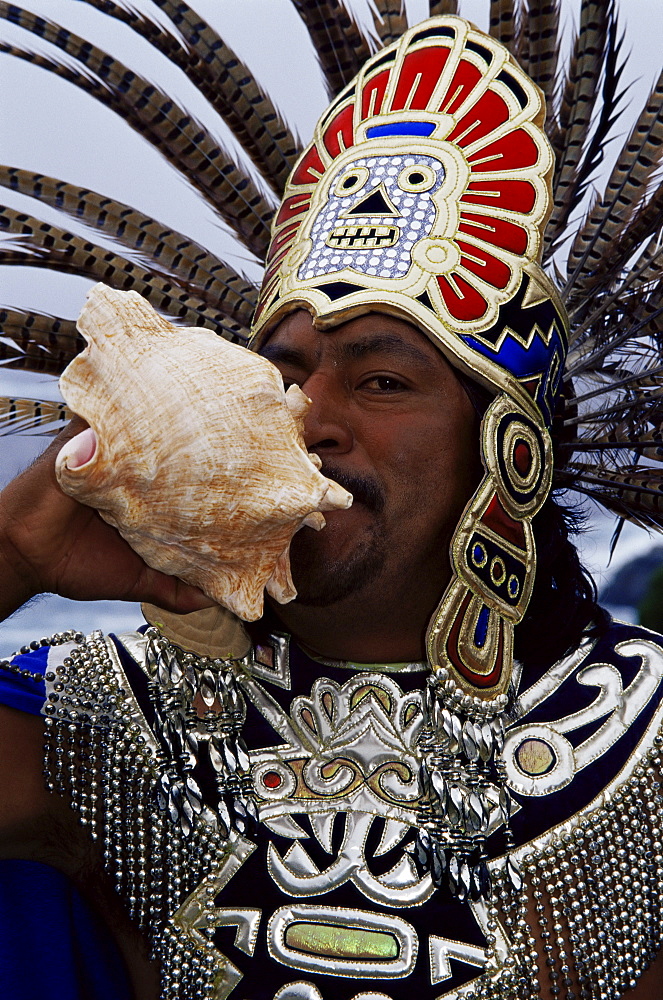 Aztec warrior, Ensenada City, Baja California North, Mexico, North America