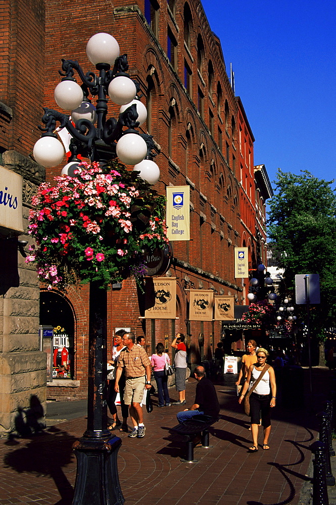 Water Street, Gastown district, Vancouver, British Columbia, Canada, North America