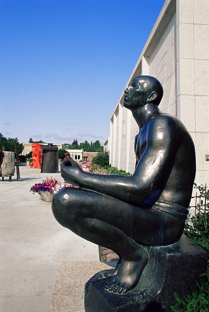 Sculpture Garden, Provincial Museum, Edmonton, Alberta, Canada, North America