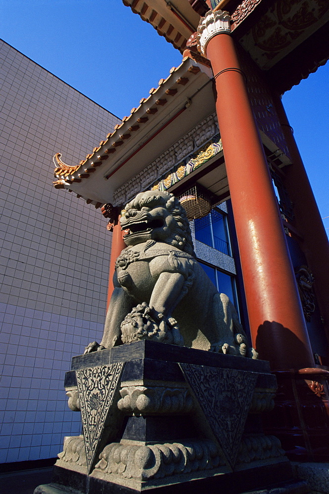 Chinatown gate, Edmonton, Alberta, Canada, North America