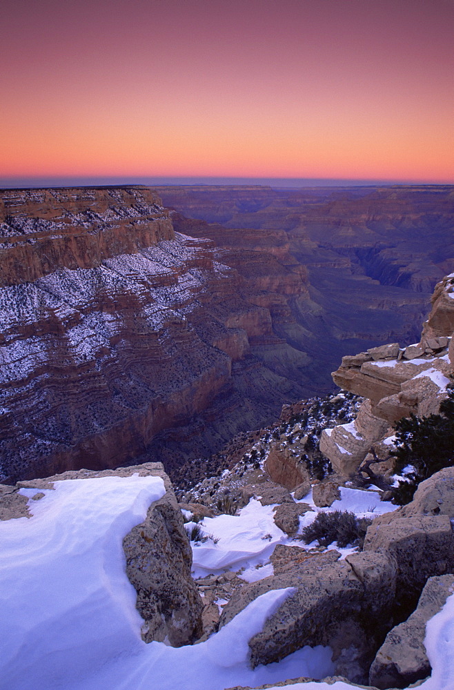 Dawn at Yaki Point, South Rim, Grand Canyon, UNESCO World Heritage Site, Arizona, United States of America, North America