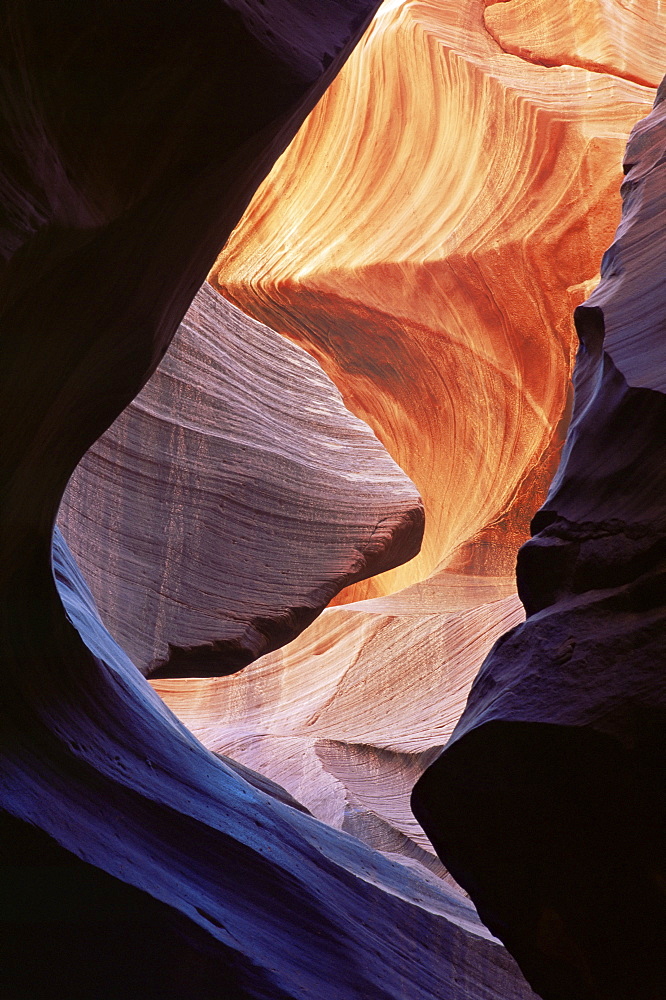 Rock formation, Antelope Slot Canyon, Page, Arizona, United States of America, North America