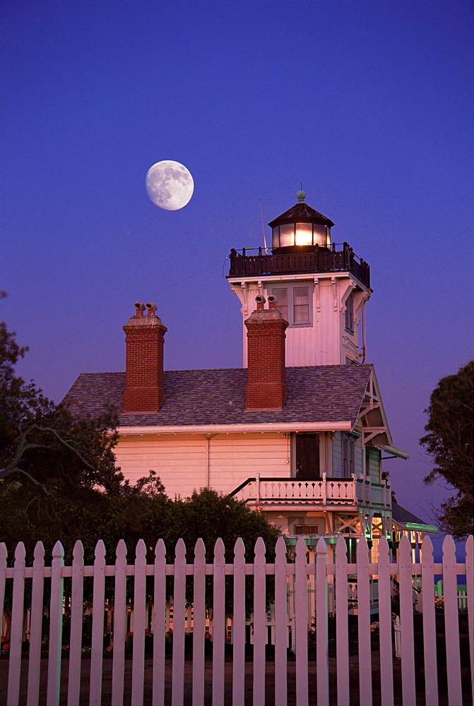 Point Fermin lighthouse, San Pedro, Los Angeles, California, United States of America, North America