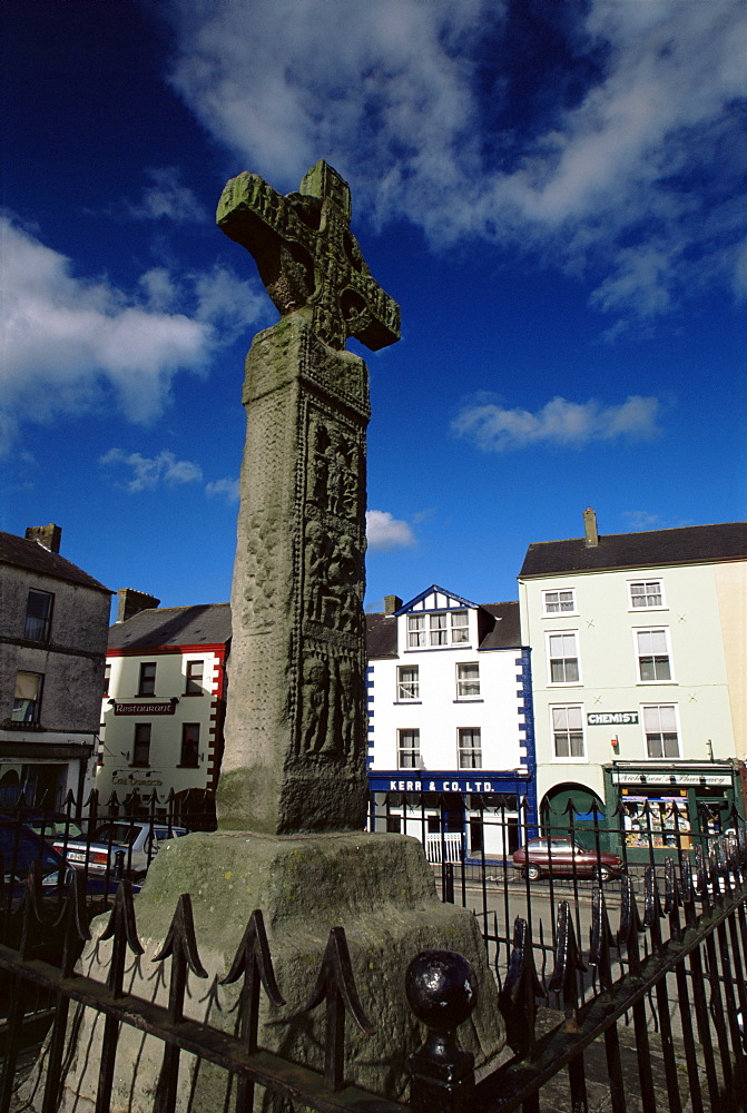 Celtic Cross, Clones Town, County Monaghan, Ulster, Republic of Ireland, Europe