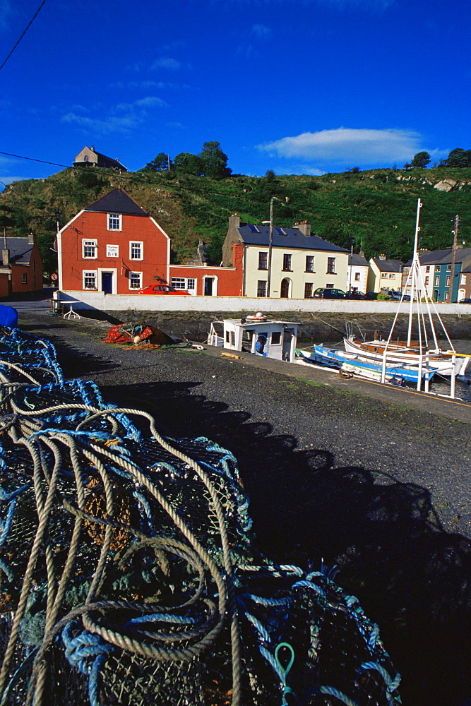 Lobster pots, Passage East village, County Waterford, Munster, Republic of Ireland, Europe