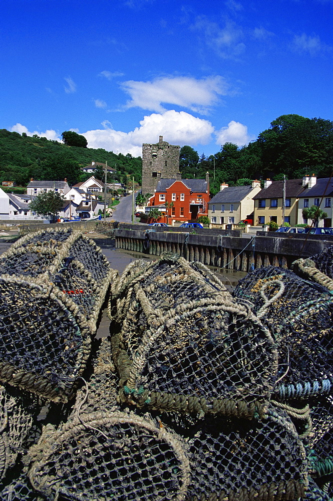 Lobster pots, Ballyhack village, County Wexford, Leinster, Republic of Ireland, Europe