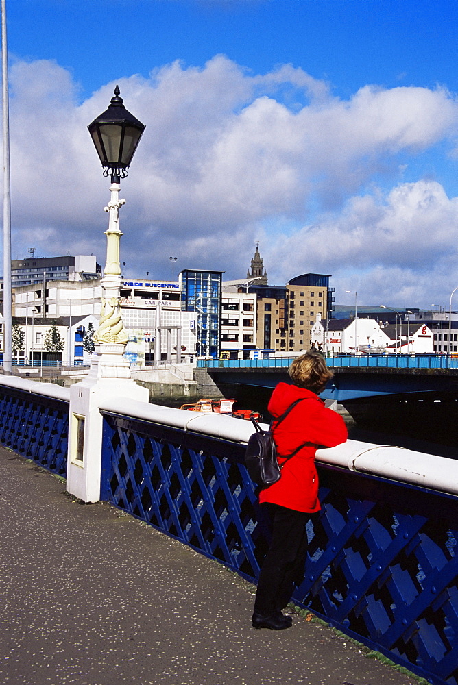 Queen's Bridge, Belfast City, Ulster, Northern Ireland, United Kingdom, Europe