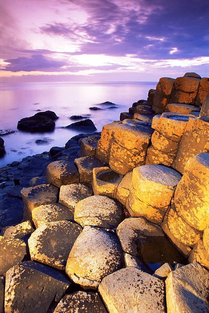 The Giant's Causeway, UNESCO World Heritage Site, County Antrim, Ulster, Northern Ireland, United Kingdom, Europe