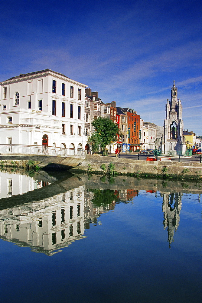 Grand Parade and River Lee, Cork City, County Cork, Munster, Republic of Ireland, Europe