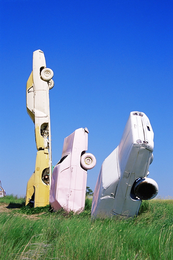 Carhenge, Alliance City, western Nebraska, United States of America, North America