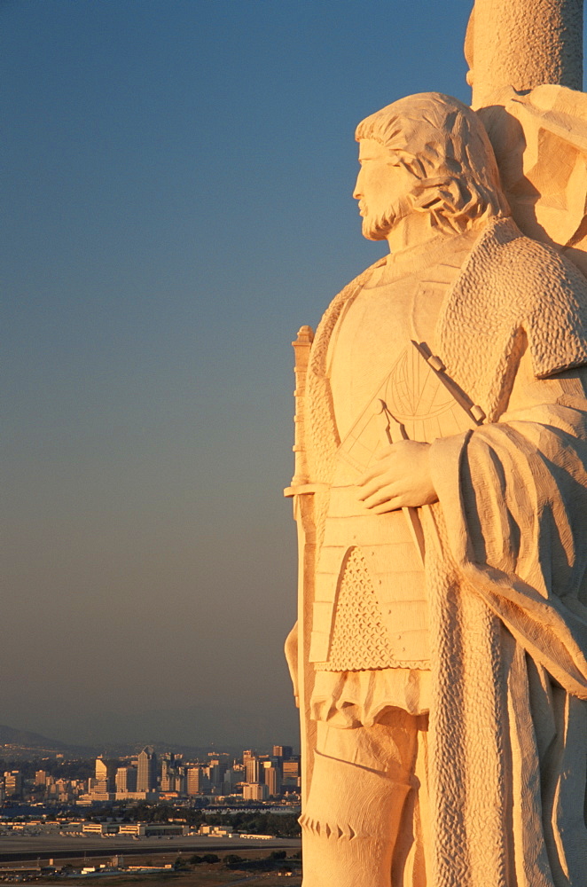 Cabrillo's statue, Cabrillo National Monument, Point Loma, San Diego, California, United States of America, North America