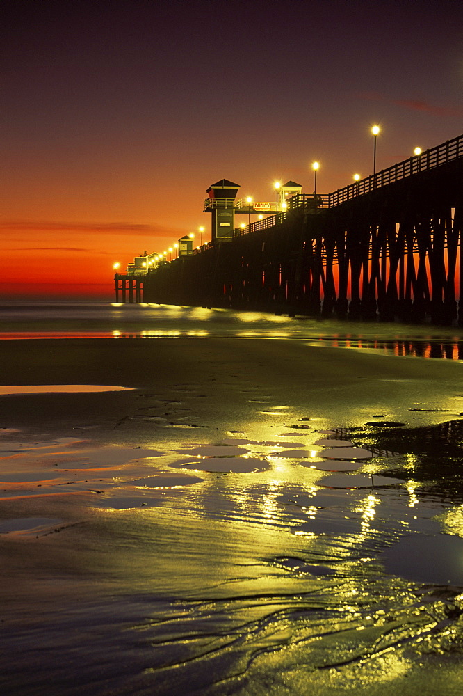 Oceanside Pier, North County San Diego, California, United States of America, North America