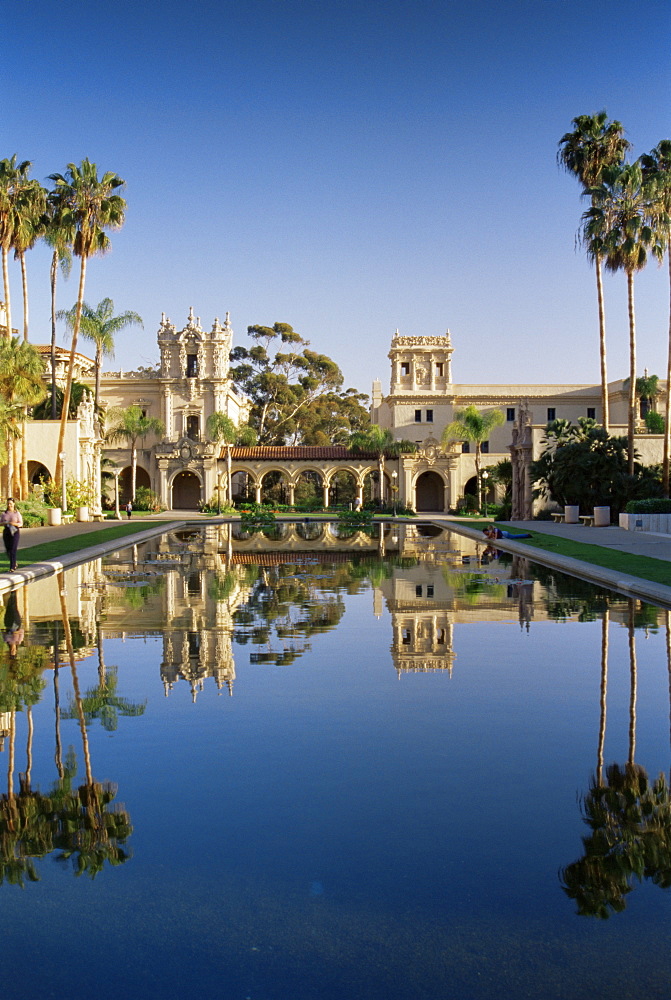 Lily pond, Balboa Park, San Diego, California, United States of America, North America