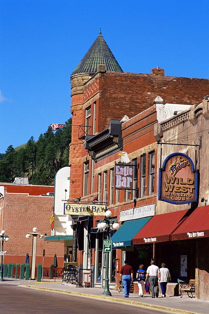 Main Street, Deadwood, Black Hills area, South Dakota, United States of America, North America