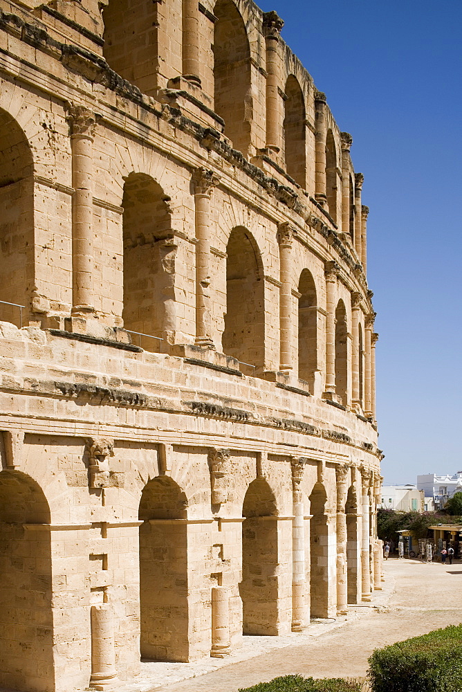 Amphitheatre, El Jem (El Djem), UNESCO World Heritage Site, Tunisia, North Africa, Africa