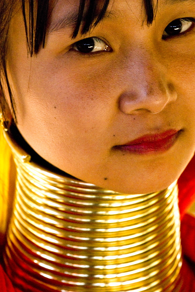 Long neck woman, Karen Padaung, Chiang Mai, Thailand, Southeast Asia, Asia