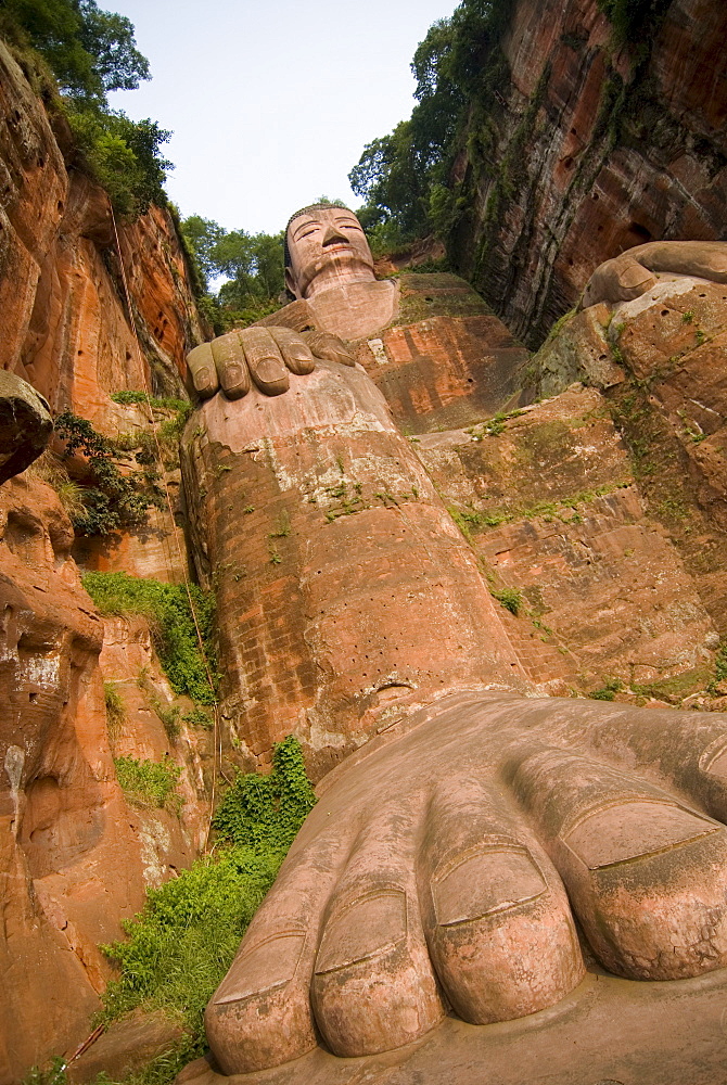 Giant Buddha, UNESCO World Heritage Site, Leshan, Sichuan, China, Asia