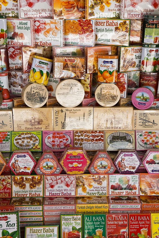 Turkish Delight for sale, Istanbul, Turkey, Europe