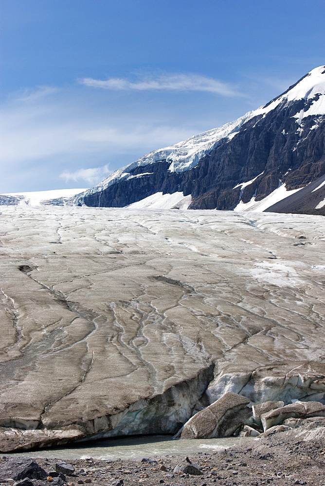 Athabasca Glacier, Columbia Icefield, Jasper National Park, UNESCO World Heritage Site, Alberta, Rocky Mountains, Canada, North America