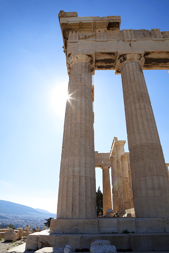 The Parthenon on the Acropolis, UNESCO World Heritage Site, Athens, Greece, Europe