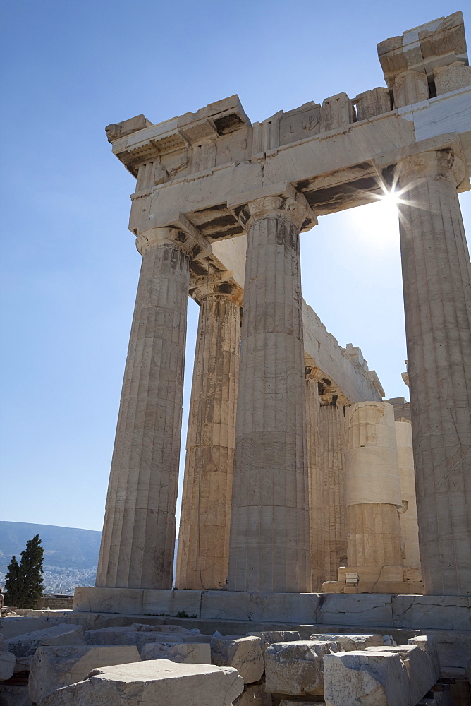 The Parthenon on the Acropolis, UNESCO World Heritage Site, Athens, Greece, Europe