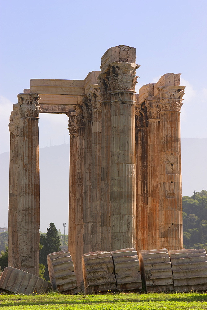 Temple of Olympian Zeus, Athens, Greece, Europe