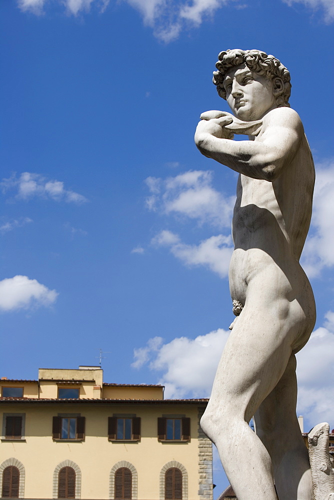 Statue of David, Piazza Della Signoria, Florence, Tuscany, Italy, Europe